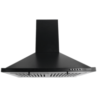 Croma AG1108 - Wall Mounted Chimney with Push Button Control (Black)