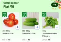 Flipkart Minutes Sabzi Bazaar Deals at Flat ₹9
