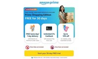 Free 1 Month Amazon Prime Membership.