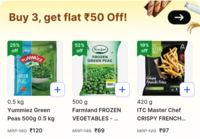 Flipkart Minutes Buy 3 Get Flat ₹50 off 