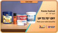 Amazon Paints Festival : Upto 70% off