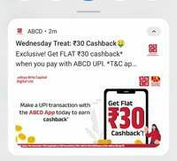 Get Flat Rs.30 Cashback On Rs.200 on Scan and Pay Merchant Transaction  