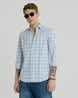 Snitch Men Checks Slim Fit Shirt 