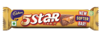 Grocery Cadbury 5 Star Chocolate Bars 38g [location specific]