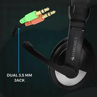 Zebronics Zeb-Storm Wired On Ear Headphone with 3.5mm Jack @ 328