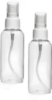 EverGlam 2 Transparent Spray Bottle 50 ml Each Bottle Each (Pack of 2) 