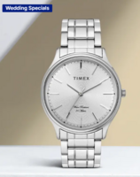 TIMEX  Silver Dial Stainless Steel Analog Watch - For Men TW00ZR361