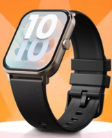 Boult Drift BT Calling 1.69" HD Display, 140+ Watchfaces, Complete Health Monitoring Smartwatch  (Sand Black Strap, Free Size)