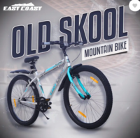 EAST COAST OLD SKOOL Cycle / Mountain Bike 26 T Mountain/Hardtail Cycle  (Single Speed, White, Rigid)