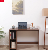 Kenny Writing Table in Planked Walnut Finish