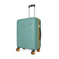 Safari Pentagon Neo 8 Wheels 66Cm Medium Checkin Trolley Bag Hard Case Polypropylene, 360 Degree Wheeling Luggage, Travel Bag, Suitcase for Travel, Trolley Bags for Travel, Sage Green