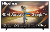 Hisense E6N 164 cm (65 inch) Ultra HD (4K) LED Smart Google TV with Dolby Vision Atmos, Dts Virtual X and 4K AI Upscaler  (65E6N)