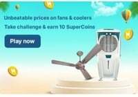 Flipkart challenge: Get 18  supercoin on fan/cooler and refrigerator challenge 
