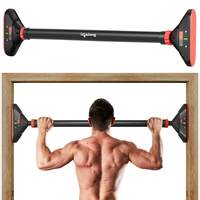 Lifelong Adjustable Pull-Up Bar for Home Gym | No Screws Hanging Bar, Adjustable Length (74-97cm), Doorway Chin-Up Bar, Gym Equipment for Men Workout, Strength Training, Weight Capacity (200kg)