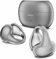 boAt Airdopes Loop OWS Earbuds w/Clip-On Fit, Air Conduction Tech, 50HRS Battery, 4Mics ENx, Dual EQ Modes, 12mm Drivers, 40ms Latency, ASAP Charge, OWS Ear Buds Earphones(Cool Gre