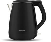 Havells Electric Kettle Aqua Plus 1250W 1.2L,2 Layer Cool Touch