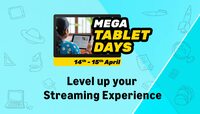Mega Tablet Days Upto 55% off on Tablets + Upto Rs.4500 on HDFC EMI Transactions