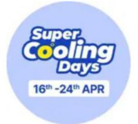 Flipkart Super Cooling Days - Upto 80% Off on TV & Appliances + 10% Instant Discount on SBI Card 