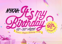 Nykaa Birthday Sale - Upto 50% off + Free Gift