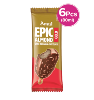 Amul - Gold Epic Almond Ice Cream Stick (pack of 6)