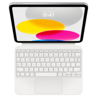 Apple Magic Bluetooth Folio Keyboard for iPad (10th Gen) 10.9 Inch with Touchpad (Multi Touch Gestures, White)
