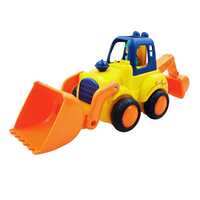 PLUSPOINT Construction Bulldozer Toy Truck Realistic Excavator Truck for Kids Friction Powered Truck Engineering Vehicle Toy for Sand Toys with moveable Joints Birthday Gift for 3 Year Old Kids