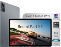 Redmi Pad SE| All Day Battery | Qualcomm Snapdragon 680| 90Hz Refresh Rate| 8GB, 128GB Tablet| FHD+ Display (11-inch/27.81cm)| Dolby Atmos| Quad Speakers| Wi-Fi| Gray