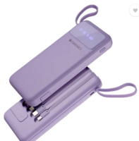 ZEBRONICS 10000 mAh 12 W Slim Power Bank  (Lavendar, Lithium Polymer, Power Delivery 3.0 for Mobile, Tablet)