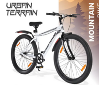 Urban Terrain Galaxy High Performance MTB Cycle For Men (Single Speed, White, Rigid)