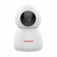 MANOMAY 2MP Smart CCTV Wi-fi Home Security Camera with Pan Tilt 360° View, 2 Way Talk