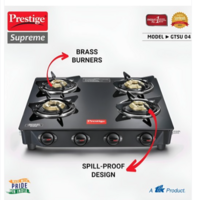 Prestige 4 Burner Manual Gas Stove