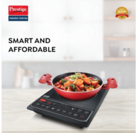 Prestige Black PIC 16.0 Plus Induction Cooktop 1900W With Indian Menu Options