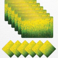 Set of 6 : Table Placemats & Coasters @89