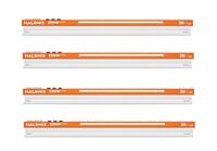 Halonix 36-watt LED Batten/Tubelight (Cool day light, Pack of 4)