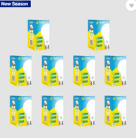 Flipkart SmartBuy 9 W Basic Round B22 LED Bulb (White, Pack of 10)