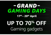 Grand Gaming Days - Upto 70% Off on  Gaming Gadgets + Upto 10% Off on Credit & Debit Cards 