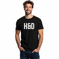 ALOVA Mens Black Colour Fresh Round Neck T-Shirt