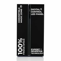 Haier 602 L, 3 Star, 100% Convertible Fridge Space, Expert Inverter, Frost Free Side by Side Refrigerator