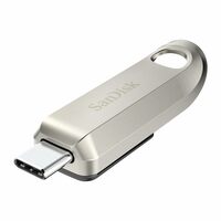 SanDisk Ultra Luxe Type-C 256GB, USB 3.2 Gen 1, Flash Drive, Upto 400MB/s R, Pendrive, Metal, 5Y Warranty (SDCZ75-256G-I35)