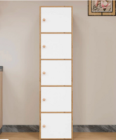 Tyro File Cabinet In Canyon Oak & White Finish