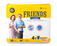  Friends Classic Adult Dry Pants (pack of 10, Medium)