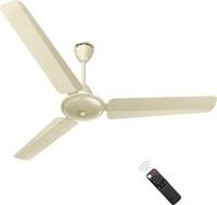 Atomberg Ameza | High Air Delivery | Low Noise | Classic Design | 5 Star 1200 mm 3 Blade Ceiling Fan  (BLDC Motor with Remote | Sea Sand Ivory | Pack of 1)