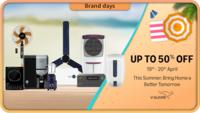 V-Guard Brand Days : Upto 50% off on Fans, Coolers & more [19th - 20th April]