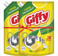 Giffy Liquid Dishwash 900 ml Buy 1 Get 1 free