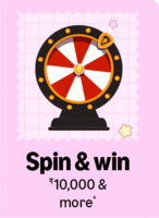Spin and Win ₹10/20,  ₹10,000 & more