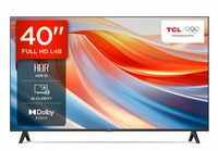 TCL 101 cm (40 inches) Metallic Bezel-Less Full HD Smart Android LED TV 40L4B (Black)