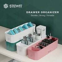 Drawer Organizers for Undergarments, Socks, Bras, Ties (4 Pcs, Multicolor) Rs 50 coupon