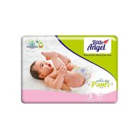 Fresh - Little Angel Extra Dry Baby Pants Diaper, Small (S) Size, 84 Count [Location Specific]