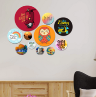 Set of 11 Engineered Wood Wall Quotes