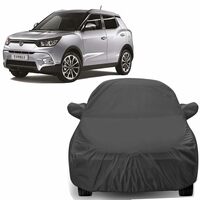 Sulfar 100% Water Resistant Car Body Cover Compatible with Mirror for SsangYong Tivoli 